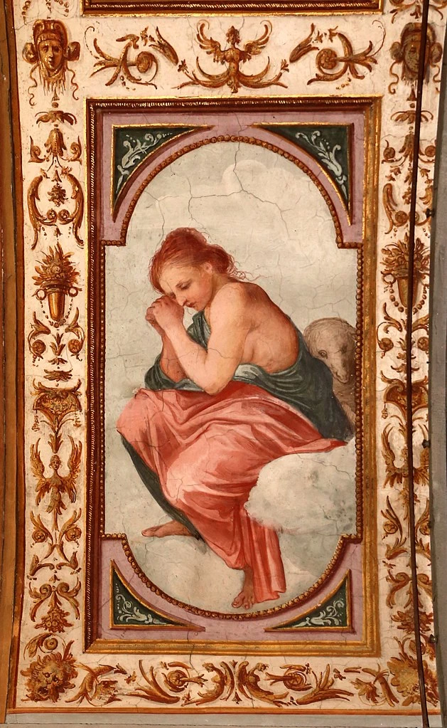 Giovanni Mannozzi - Accademia di Belle Arti, Cappella della Crocetta o di Giovanni da san Giovanni, Figura sulla volta